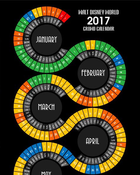 disney world crowd calendar