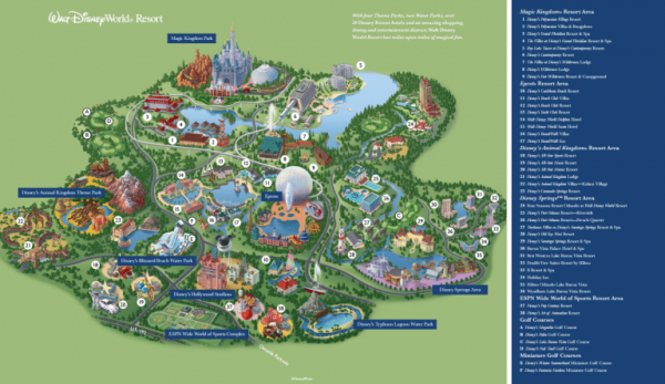 magic kingdom disney world map 2020 Disney World Map 2020 Maps Resorts Theme Parks Water Parks Pdf magic kingdom disney world map 2020