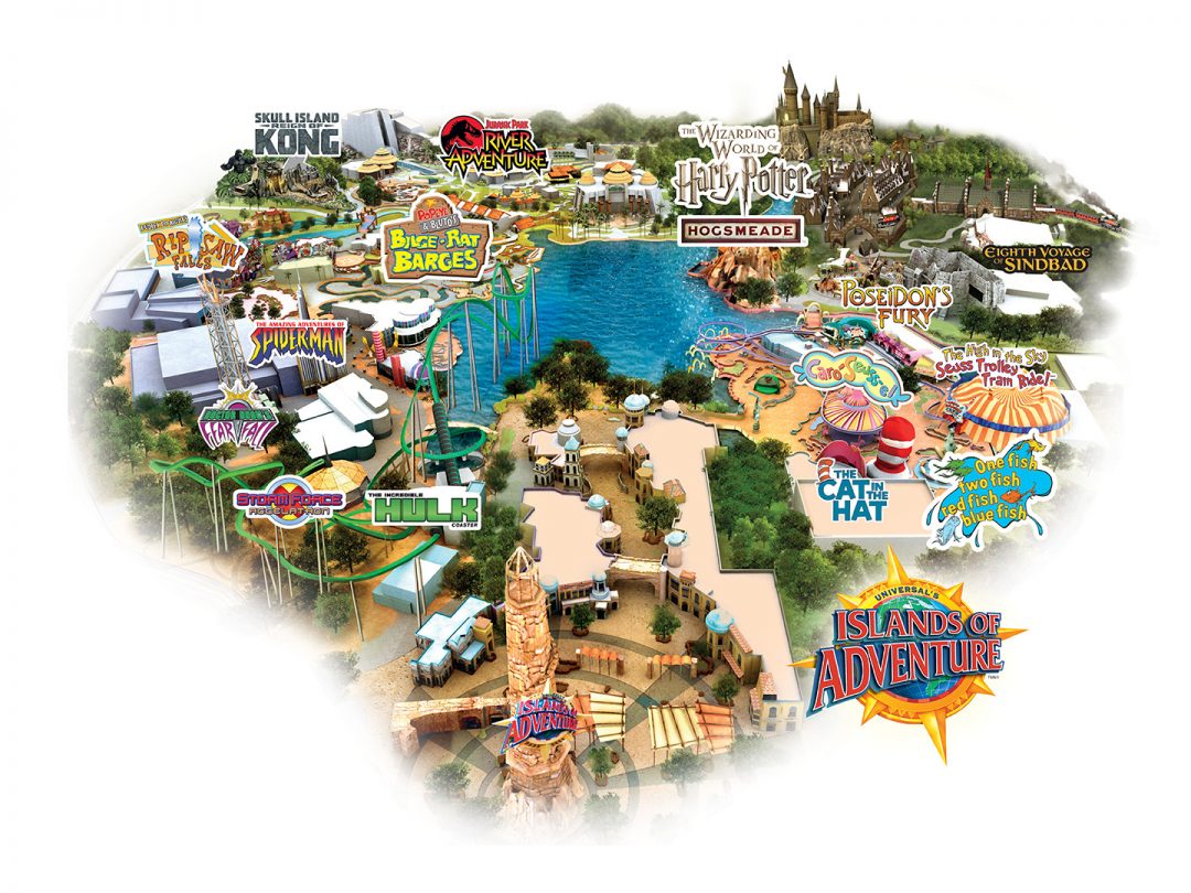 Islands of Adventure Map