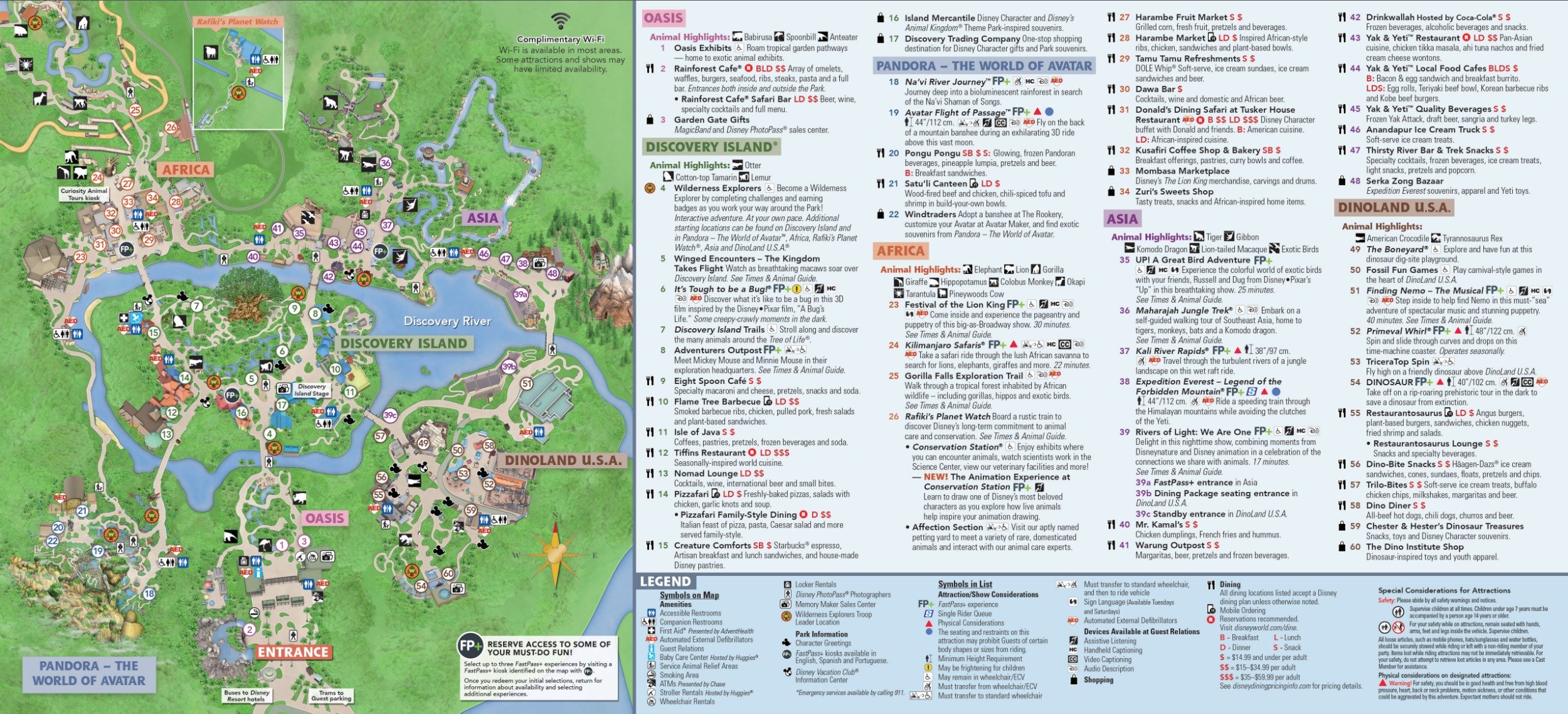 Animal Kingdom Disney World Map Disney World Map [2020 Maps: Resorts, Theme Parks, Water Parks, PDF]