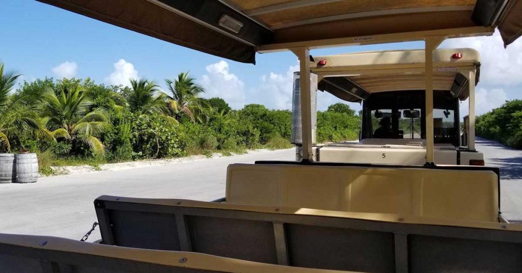 DCL Castaway Cay Courtesy Tram