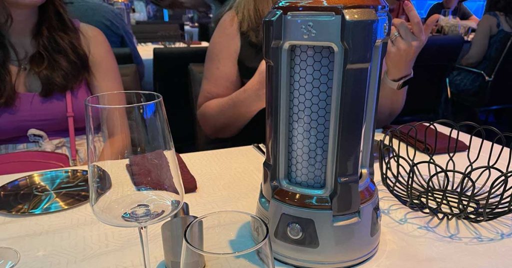 You'll need the Quantum Core device on your table in the event that something goes awry during the demonstration.