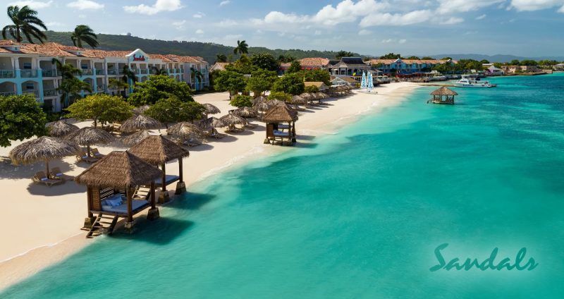 shoreline at Sandals Montego Bay
