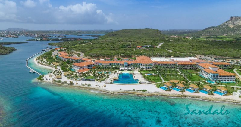 view over Sandals Royal Curacao