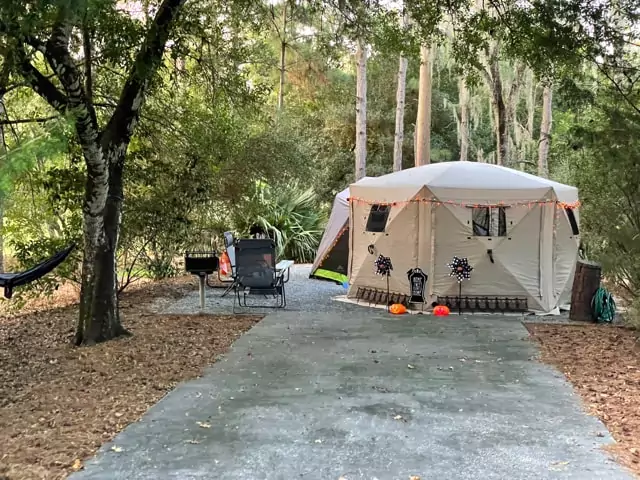 Campsites at Fort Wilderness