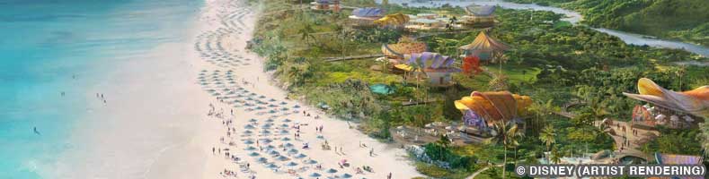 Itineraries – Lighthouse Point, Eleuthera, Bahamas Artist rendering of the beach and amenities at Lighthouse Point in Eleuthera, Bahamas