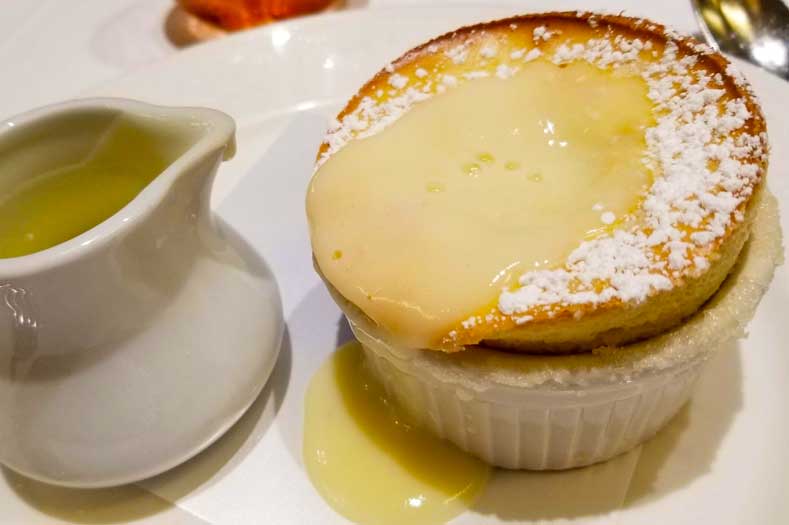 Disney Cruise Food - Grand Marnier Soufflé