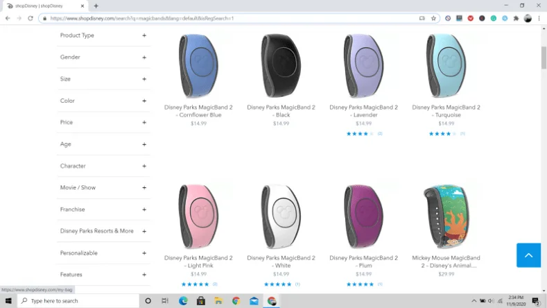  Disney Parks MagicBand 2.0 - Link It Later Magic