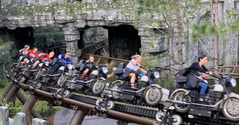 Universal Orlando Rides - Hargrid's Motorbike Adventure