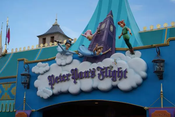 Peter Pan's Flight ride at Magic Kingdom