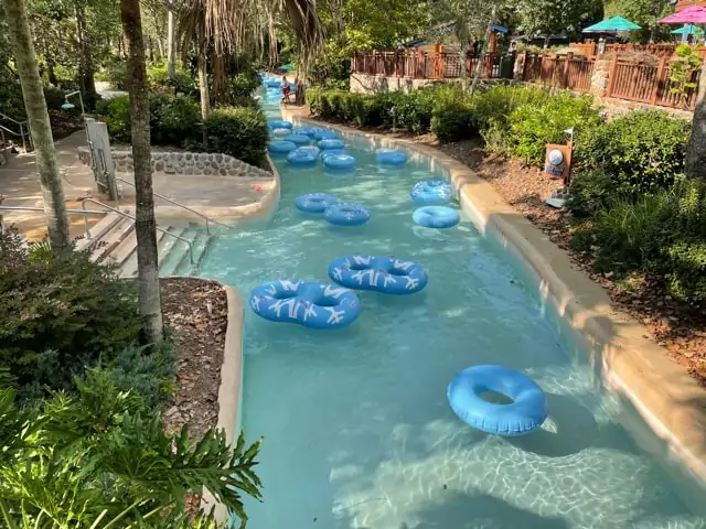 lazy river at disney world's blizzard beach