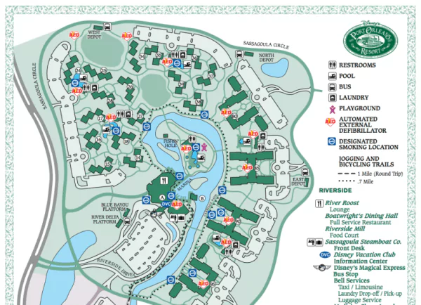 Disney's Port Orleans Resort Map