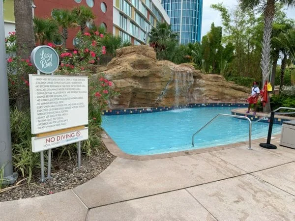 lazy river at cabana bay beach