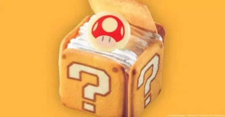 Super Nintendo World - Food - Question Block Tiramisu