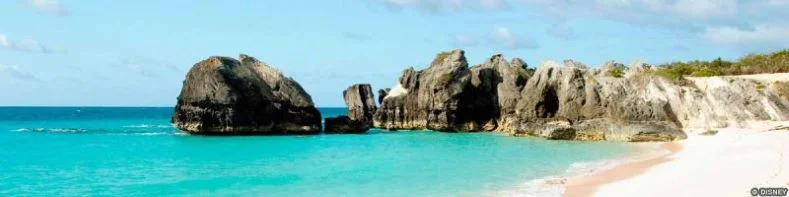 Itineraries – Kings Wharf, Bermuda Rock formations and cliffs jutting out into the waters of Bermuda