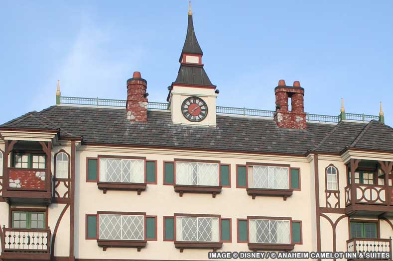 Castle-like Camelot Inn & Suites, a Disneyland Good Neighbor Hotel