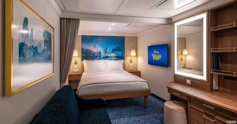 DCL Disney Wish Inside Stateroom