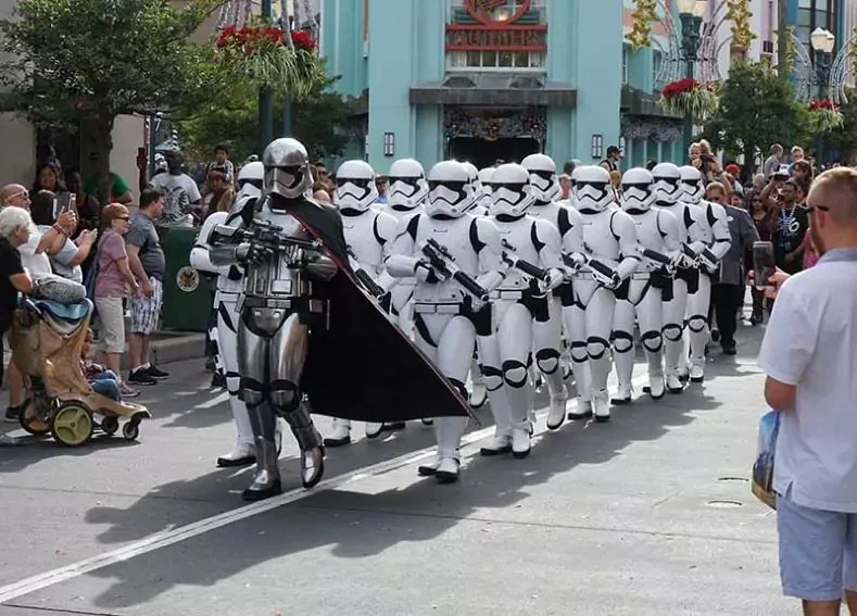 Storm Troopers Marching at Hollywood Studios