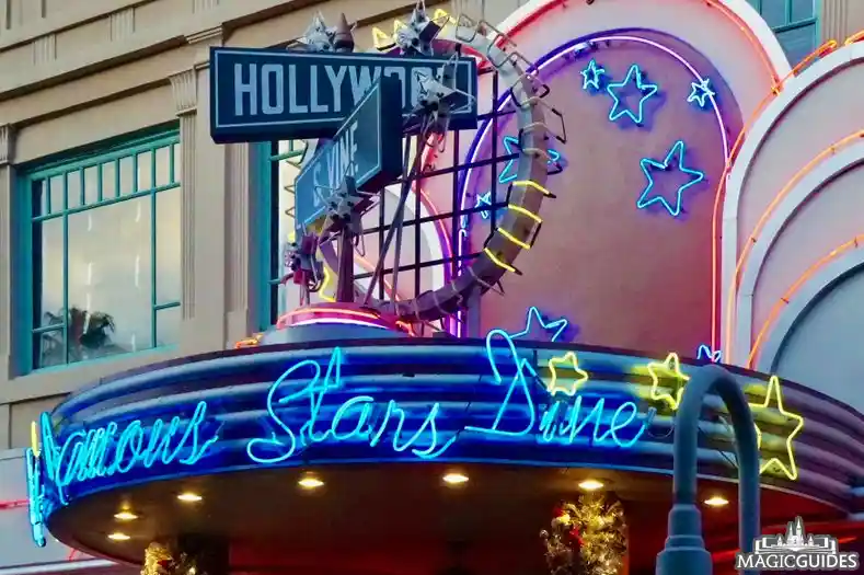 Entrance to Hollywood & Vine restaurant at Disney's Hollywood Studios