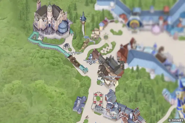 Magic Kingdom Map – Liberty Square Map of Liberty Square in Magic Kingdom