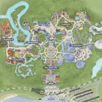 Themed lands on the Magic Kingdom Map