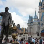Why You Should Become a Travel Agent for Disney: Cinderella Castle with the Walt and Mickey Partners status