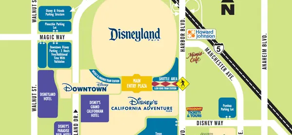 Disneyland Maps