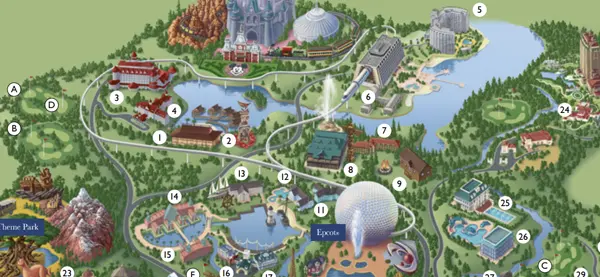 Disney World Maps