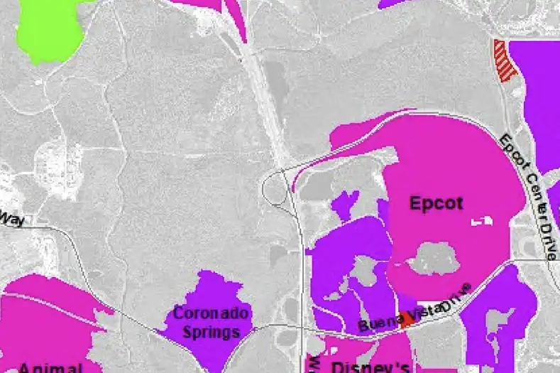 CFTOD Epcot Area Map
