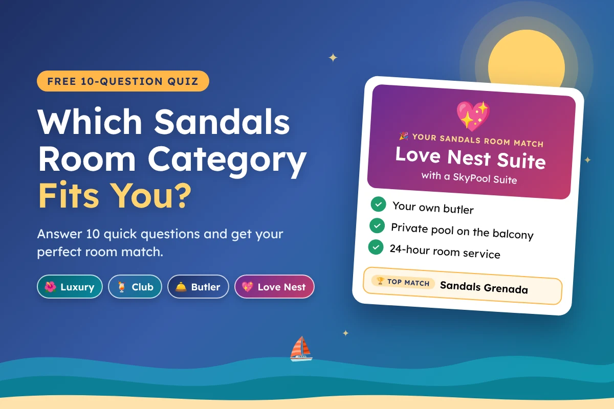 Sandals Room Categories Quiz